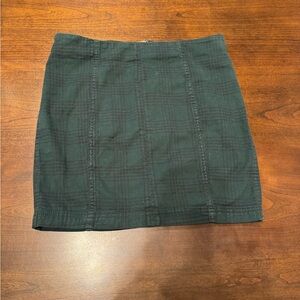 Free People Plaid Mini Skirt – Size 8